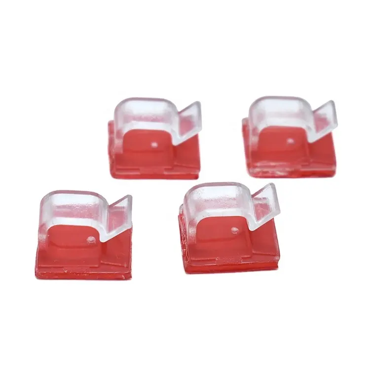 Cable Storage 50 Pieces Cable Holders Cord Clips Cord Hooks Cable Clips Adhesive Wiring Cords for Office