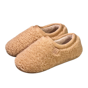 Pantuflas Unisex para el Hogar, Cálidas para <span class=keywords><strong>Invierno</strong></span>, Antideslizantes, Ligeras, de PVC y TPR, Personalizadas, de Felpa Rizada, para Interiores y Exteriores - Product Image 6
