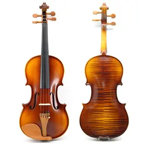 Fabricants <span class=keywords><strong>de</strong></span> <span class=keywords><strong>violon</strong></span> vente en gros motif peau <span class=keywords><strong>de</strong></span> tigre <span class=keywords><strong>violon</strong></span> à main jujube accessoires touche en ébène - Product Image 1