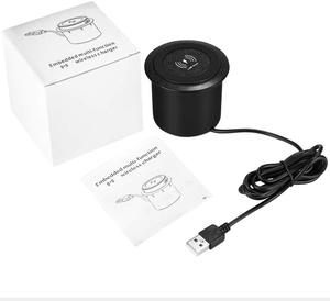 Meuble 3 en 1 Rétractable 10W Table Cachée Charge Rapide USB Intégré Bureau Batterie Chargeur de Téléphone - Product Image 1