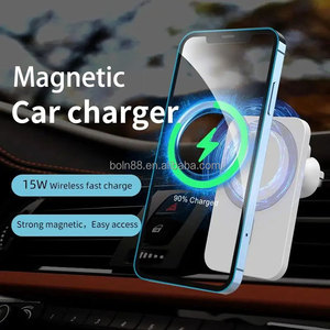 CE ROHS FCC 15W QC 3.0 ricarica rapida forte magnetico senza fili porta cellulare caricabatteria per auto per iPhone <span class=keywords><strong>Samsung</strong></span> - Product Image 4