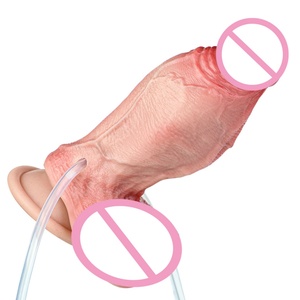 ORALSX 6 Inches Inflatable Ejaculating Cock <b>Dildo</b> Silicone Penis Artificial Penis Female Masturbation Vagina Wand Anal <b>Dildo</b> - Product Image 5