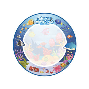 Groothandel Hete Verkoop Magisch Schrijven En Schilderen Mat Rond Zeeleven Water Canvas Tekening Mat Doodle Speelgoed - Product Image 3