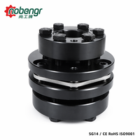 Acoplador de diafragma de disco retráctil de precisión de acero aleado SS304 con elemento de rigidez sin holgura para husillo de motor paso a paso CNC