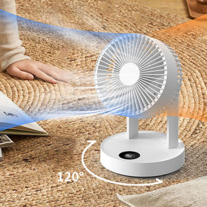 Nouveau ventilateur électrique de bureau silencieux et Portable à 5 vitesses, réglable, circulation d'air Rechargeable, avec veilleuse, <span class=keywords><strong>2023</strong></span> - Product Image 3