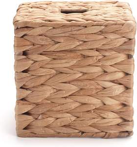 Panier de rangement de bureau en jacinthe d'eau écologique avec fonction organisateur pour ranger les serviettes de table dans la cuisine - Product Image 3