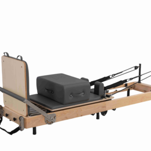 Studio Yoga Rumahan Reformer Pilates Kayu Solid untuk Latihan Yoga dan Pilates, Reformer Pilates Lipat dari Kayu Ek - Product Image 3