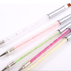 Pinceau de précision pour nail art, personnalisé, pour cheveux et ongles, 5mm 9mm 11mm 15mm 25mm, Kolinsky synthétique, ultra fin, pour le dessin de lignes et la peinture de détails - Product Image 5