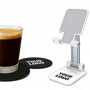 Custom Foldable <b>Desktop</b> <b>Stand</b> Adjustable Promotional Business Gift Wholesale Portable Phone Holder With Logo - Product Image 1