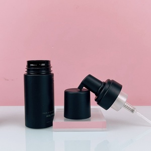 Luxury Matte Black Foam <b>Bottle</b> Lash Cleansing Plastic Foaming <b>Bottle</b> 43mm Black 100ml 120ml 150ml 200ml Foam Mousses Pump <b>Bottle</b> - Product Image 2