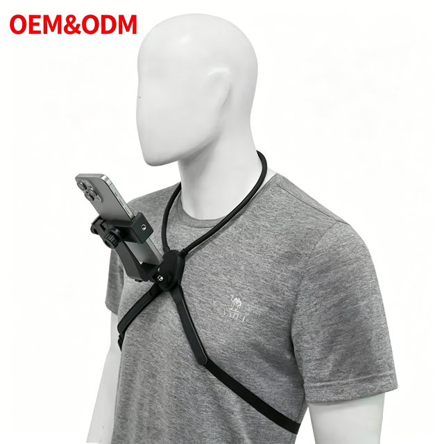 New Sports Camera Quick Release Strong Magnetic Silicone Neck Bracket Bed Mount Mobile Phone First Person View Anti-shake Live