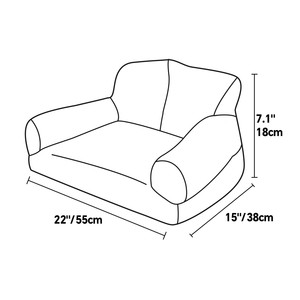 C4P Usine Vente Directe 22 pouces entraîneur Canapé Fourrure De Lapin Personnaliser Doux Confortable Chat Lits pour Intérieur Chats Chiot Chien Lit - Product Image 5