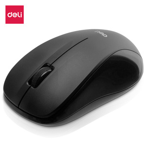 Deli <b>Wireless</b> <b>Mouse</b> 2213es Optical Engine 10m Range For <b>Computer</b> Laptop Gaming Ergonomic Black USB Receiver - Product Image 1