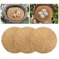 Alas Pot Bunga dari Daun Kelapa, Anti Bocor, Bulat, untuk Hewan Peliharaan, Alas Inkubasi Telur, Alas Merangkak