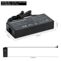 Adaptor Daya Laptop 180W 20V9A 6.3*3.7MM Adaptor Laptop untuk Asus ROG Zephyrus GA502DU GA502D