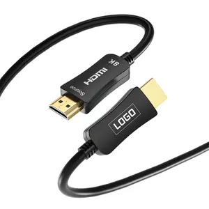 UHD 8K 60 Гц 2,1 48 Гбит/с 8k волоконно-оптический кабель HDMI кабель AOC HDMI 4K @ 120 Гц 10 м 15 м 20 м 30 м 50 м 70 м 100 м