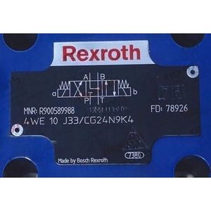 Válvula Solenoide Rexroth 4WE10J33 CG24N9K4, Control Hidráulico, Puerto de 1/2 Pulgada, Construcción Metálica - Product Image 2