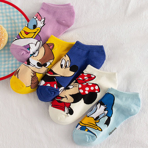 Femmes mignon dessin animé Anime lumière bouche bateau été chaussettes polyvalent nouveau bonbon couleur bas de <span class=keywords><strong>noël</strong></span> - Product Image 5