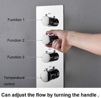 Offre Spéciale : Ensemble de Douche 16 Pouces Noir avec Contrôle Thermostatique, Affichage LED et Commutateur – Solution Moderne pour Salle de Bain