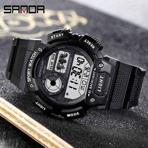 SANDA Brand 6009 Men's Digital Watch, 2023 Fashion Sports Watch, Shock Resistant Waterproof Wristwatch - Product Image 2