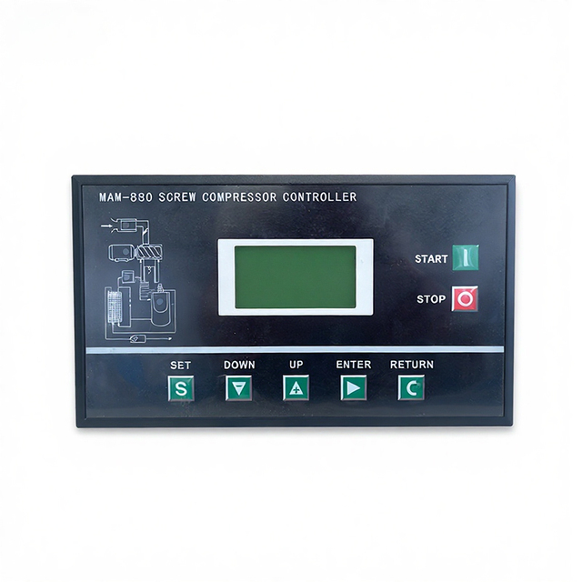 Plot MAM-880 PLC Controller Air Compressor Spare Parts for Fixed Speed Screw Compressor Control Panel Plastic Made China 1 Year