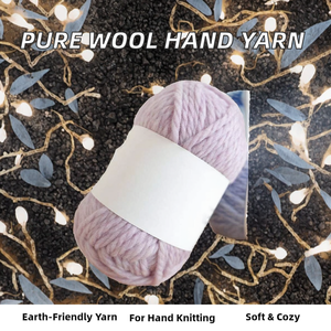 Hilo de Lana Mezclada Teñido, Ecológico, para Tejer a Mano, Hilo Grueso para Suéteres y Bufandas DIY, 1 Ovillo, 52g, 52m - Product Image 2