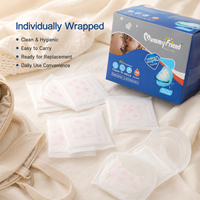 MummyFriend Coussinets d'allaitement jetables absorbants et respirants en tissu non tissé SAP thermocollé pour la maternité