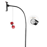 Support de sol télescopique réglable à bras long et rotation à 360 degrés pour téléphone et tablette, idéal pour TikTok Live