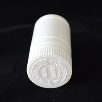 Récipient pharmaceutique de bouteille de HDPE en plastique blanc de 80ml pour la poudre solide orale de comprimé de pilule de médicament avec le bouchon à vis CRC