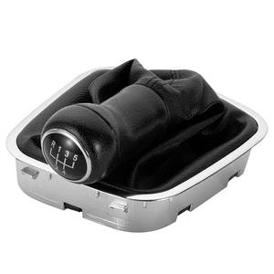 Pommeau de levier de vitesse en cuir, 5 ou 6 vitesses, pour transmission manuelle, pour Volkswagen Polo, design ergonomique - Product Image 5