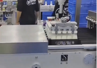 Mesin Pengemas Karton dan Botol, Robot Kolaboratif Pick and Place, Mesin Pemasang Karton, Mesin Pemuat Peti, Mesin Palletizer