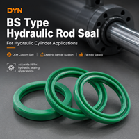 Joint torique DYN Premium BS à faible friction pour vérin hydraulique à simple effet, 90-95 Shore, -20-150°C, pour l'entretien hydraulique