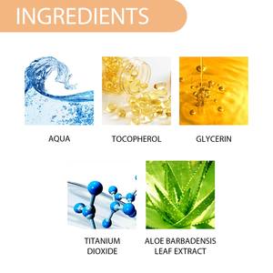 Fond de teint liquide naturel 60 ml pour le maquillage du visage avec des ingrédients à l'aloe vera, adapté aux femmes - Product Image 4