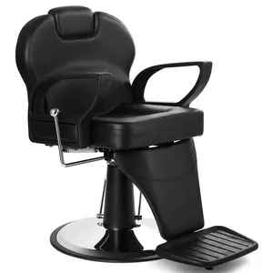 Chaise de barbier pivotante et roulante à 360 degrés, mobilier de salon de beauté pour barbier, haute qualité