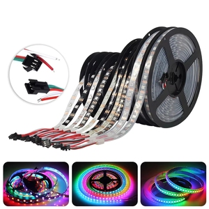 Tira de LED <span class=keywords><strong>Ws2812b</strong></span>, Efecto de Carrera de Caballos, Flujo de Agua, 5050 RGB, <span class=keywords><strong>5V</strong></span>, 30/60/144 Píxeles, Tira de Luz LED de Color direccionable <span class=keywords><strong>Ws2812b</strong></span> - Product Image 2