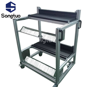 स्ट फ़जी फीडर ट्रॉली स्ट फीडर भंडारण कार्ट फजी एनक्ट फीडर कार एक टोकरी के साथ एल्यूमीनियम मिश्र धातु से बना - Product Image 5