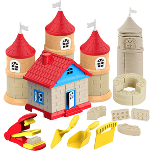 Kinetiek Zintuiglijke Kinderen Spelen Zand Bouw Speelgoed Huis Fort Kit Kinetiek Speelgoed Zand Speelset - Product Image 1