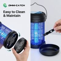Lámpara Solar Antimosquitos al por Mayor, Matainsectos Eléctrico para Exteriores, Trampa para Moscas Impermeable IPX4, 4000mAh, Portátil, OEM, ODM, Personalizable