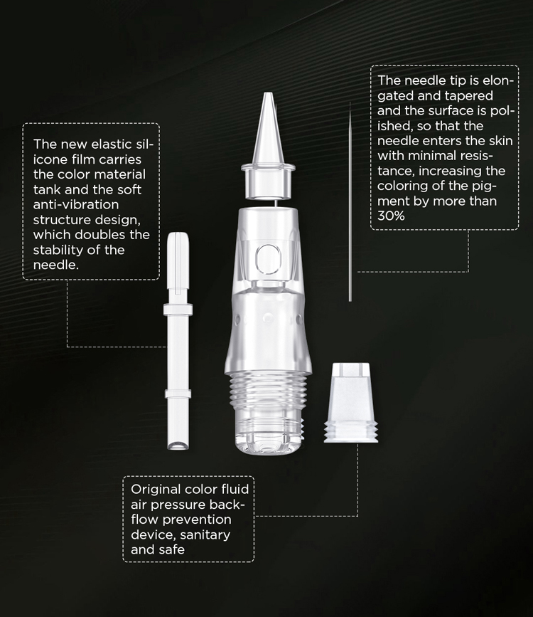 Máquina permanente da composição de FAMISOO E8 para a máquina do tela táctil das sobrancelhas com cartucho da membrana