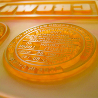Plaques d'impression flexographique 3.94mm pour impression de précision