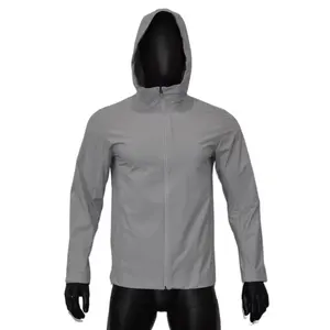 Custom Fitness Lightweight Water-Proof Soft Shell Men's Zipper Soft Shell Jackets For Men's