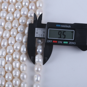Big Promotion 9-<strong>10mm</strong> Real Rice Shape <strong>Freshwater</strong> <strong>Pearl</strong> Beads for Jewelry Making