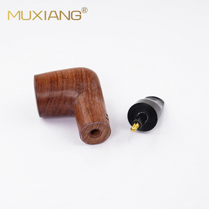 Muxiang Wooden Smoking Pipe Bent Type Solid Rosewood Handmade Tobacco Pipe With 3mm Tenon Mouthpiece Customizable - Product Image 3