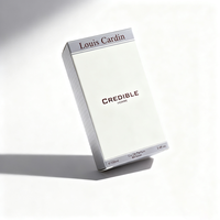 Boîte vide en carton vide pour hommes, boîte d'emballage de parfum, produit de luxe, à utiliser avec Logo personnalisé, papier Kraft blanc, petite taille, huile, nouveauté 2020