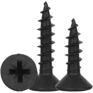 Vis autotaraudeuses à tête fraisée Master Luo Phillips M3 M4 M5 en acier au carbone oxydé noir pour l'assemblage de profilés en acier léger - Product Image 4