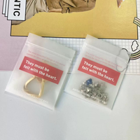Sacs Ziplock en Plastique Transparent UniOne Personnalisables avec LOGO – Pochettes d'Emballage Givrées Scellées de Haute Qualité pour Bijoux, Cosmétiques, Cadeaux et Artisanat