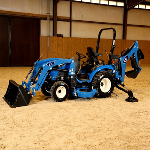 Mini-tracteur LS 2024 de haute qualité, 27 chevaux, avec chargeur frontal et pelle arrière, électrique, 4 temps - Product Image 1