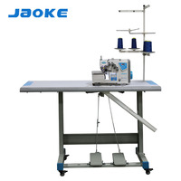 Nouvelle machine à surjeter à plat à entraînement direct informatisée industrielle JAOKE JK-747, 3/4/5 fils, construction en plastique et en fer