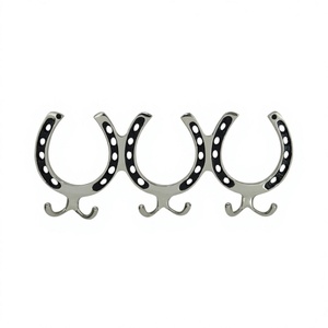 Customizable Designs Metal Horse Shoe <b>Hooks</b> & <b>Rails</b> Bathroom Living Room Wall Mount Decorative <b>Hook</b> Equestrian Style - Product Image 1