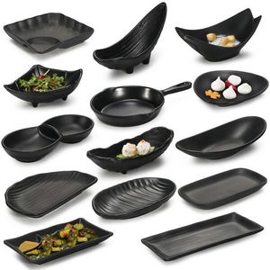 Buffet Catering Hotel salsa <span class=keywords><strong>Sushi</strong></span> piatto melamina Snack piatti piatti personalizzati opachi all'ingrosso - Product Image 1